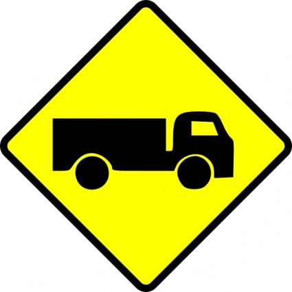 Leomarc Caution Truck clip art - Download free Other vectors