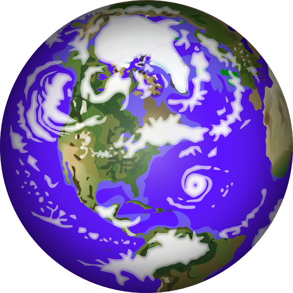 Planet Earth clip art - vector clip art online, royalty free ...
