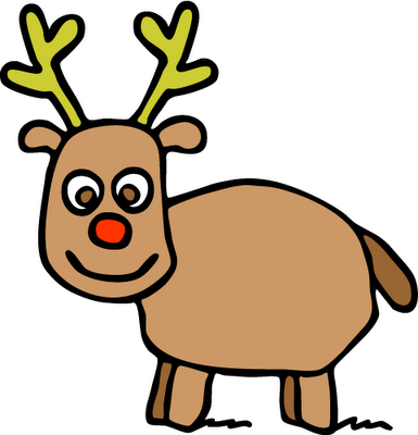 Pix For > Reindeer Playing Games Clip Art