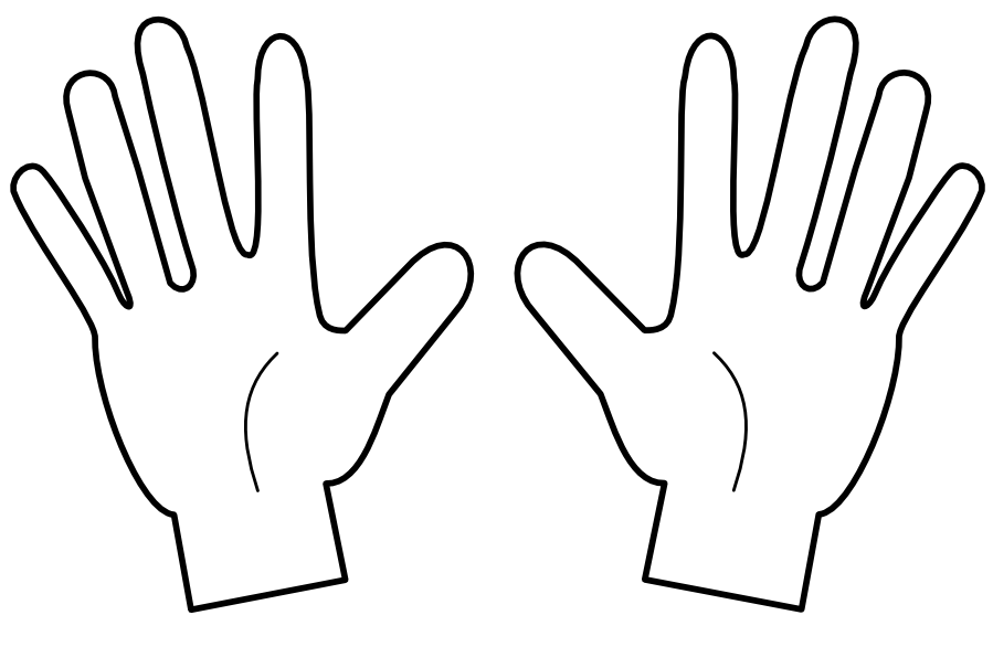 Count On Fingers 10 Clip Art Download