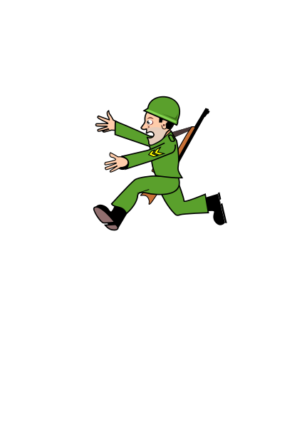 Soldier green Clipart, vector clip art online, royalty free design ...