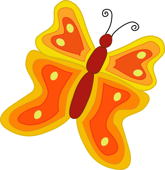 Cartoon Butterfly clip art - vector clip art online, royalty free ...