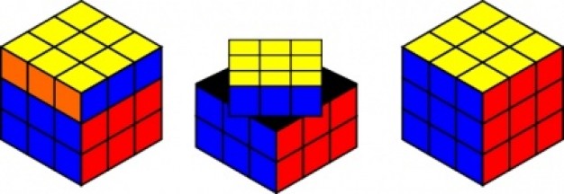 Rubik Cube Solving clip art Vector | Free Download