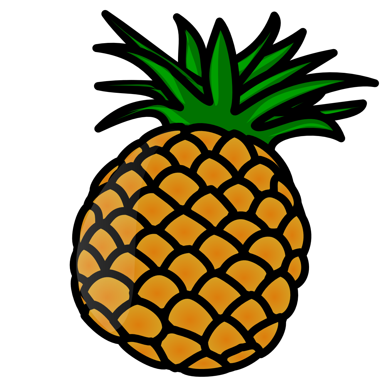 Pineapple Clip Art Icons | Clipart Panda - Free Clipart Images