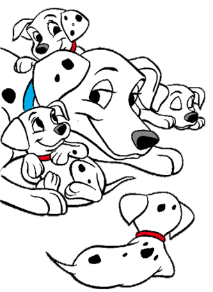 Angry Dalmatian Puppy Clipart | All Puppies Pictures and Wallpapers