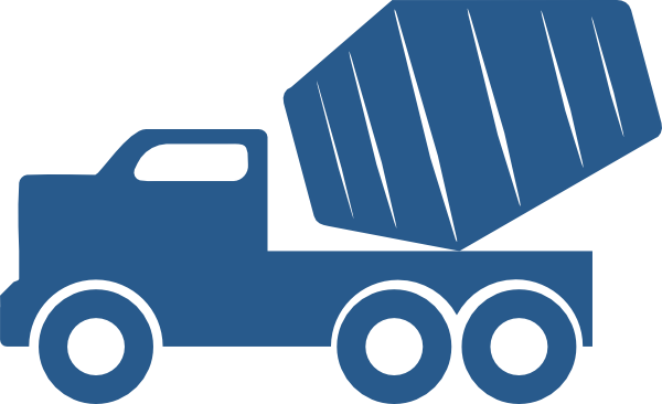 Blue Dump Truck clip art - vector clip art online, royalty free ...