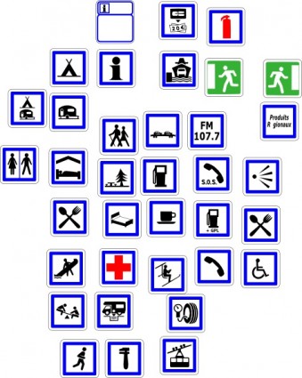 Lab safety symbols and signs vector eps Free vector for free ...