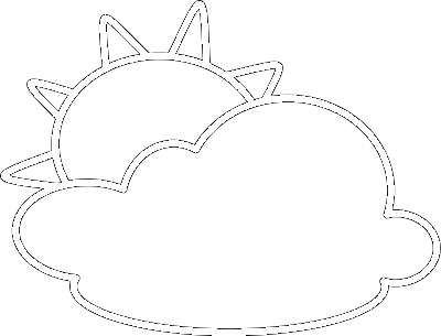 Cloudy Clipart Black And White | Clipart Panda - Free Clipart Images