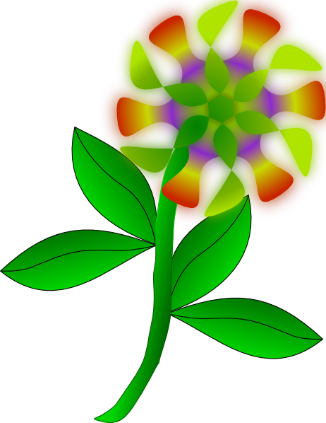 Strange Flower clip art Free Vector / 4Vector