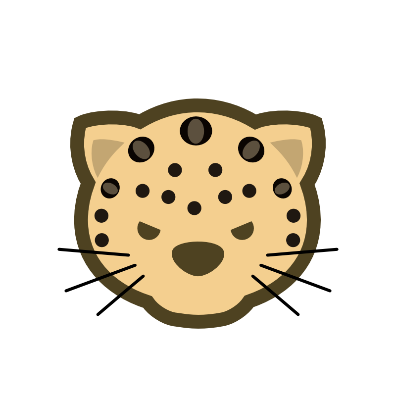 Clipart - Dou Shou Qi Leopard