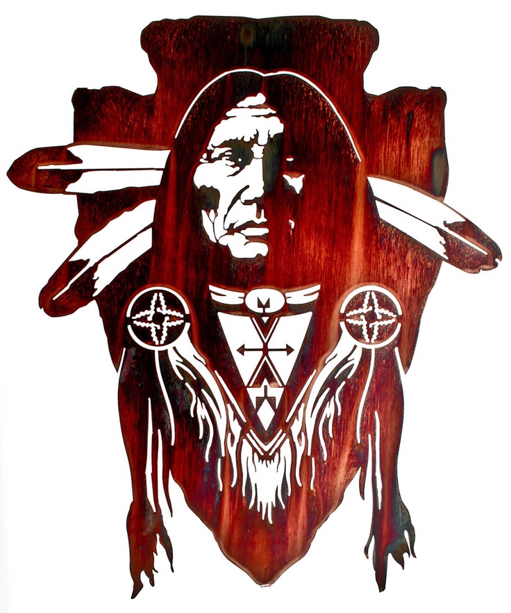 Native American Brave Wall Art | Native American Symbols | Pinterest
