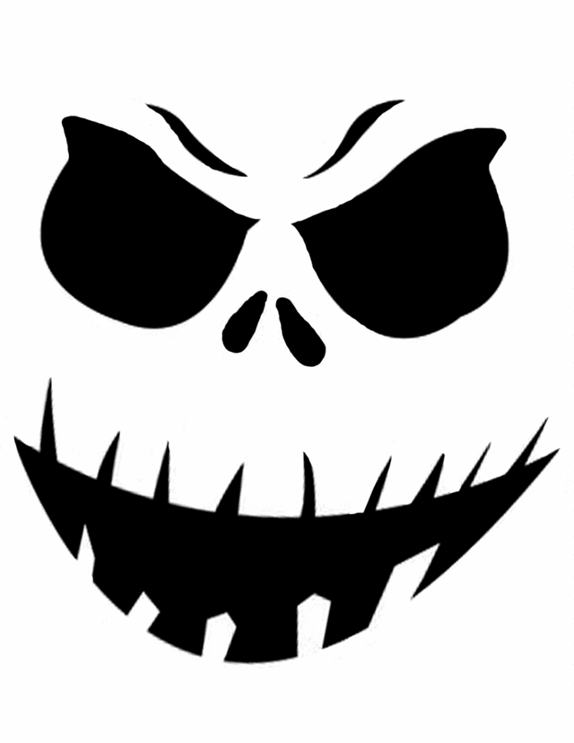Super scary face - Free Printable Coloring Pages