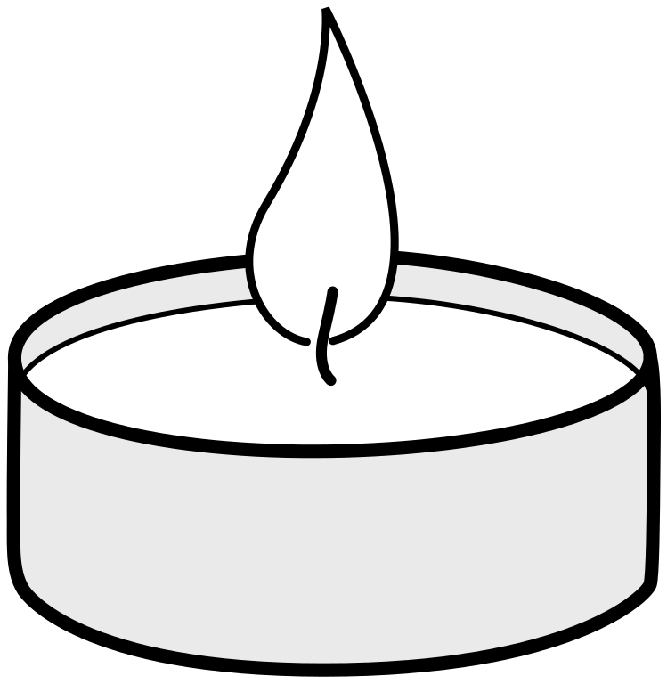 File:Clipart of a Tealight.svg - Wikimedia Commons