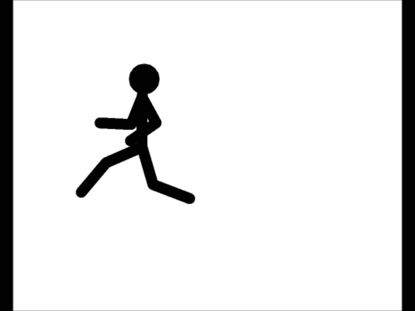 stickman running animation - YouTube