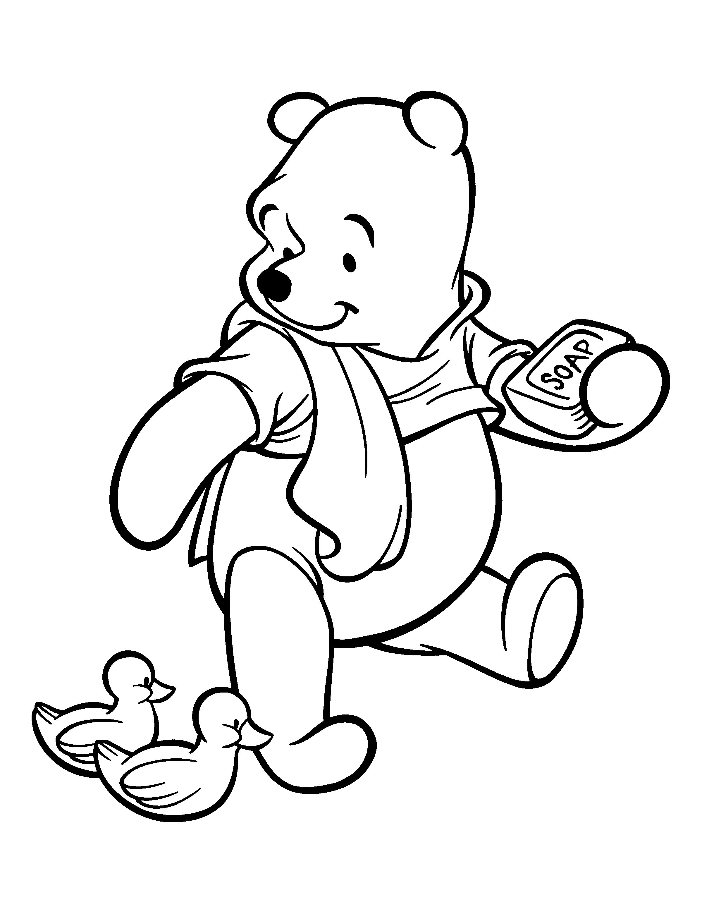 Baby Disney Cartoon Characters Coloring Pages – Free Printable ...