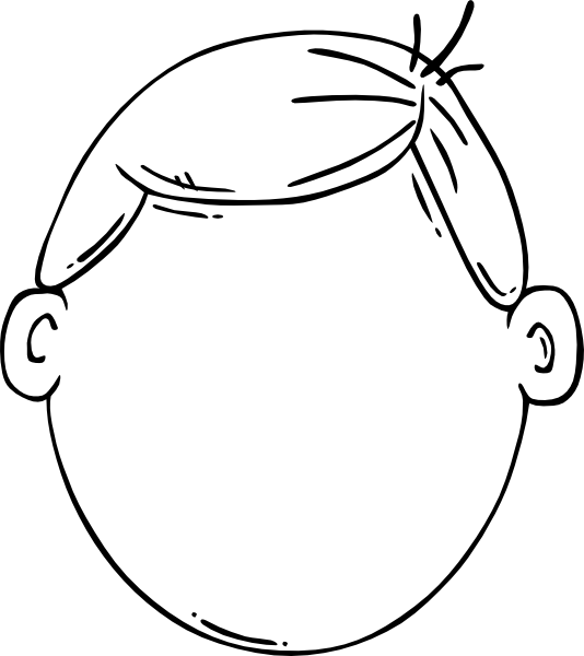 Boy Face Clip Art at Clker.com - vector clip art online, royalty ...