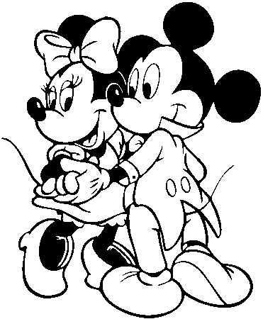 Minnie Mouse Black And White | Clipart Panda - Free Clipart Images