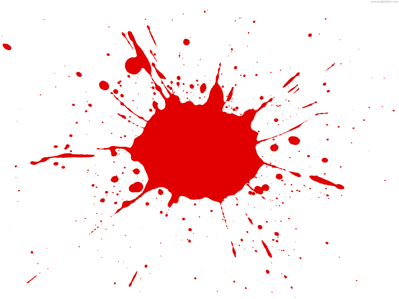 Red paint splatter | PSDGraphics