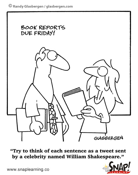 Friday Funny: Reading Cartoon | Snap! Learning & Reading Blog