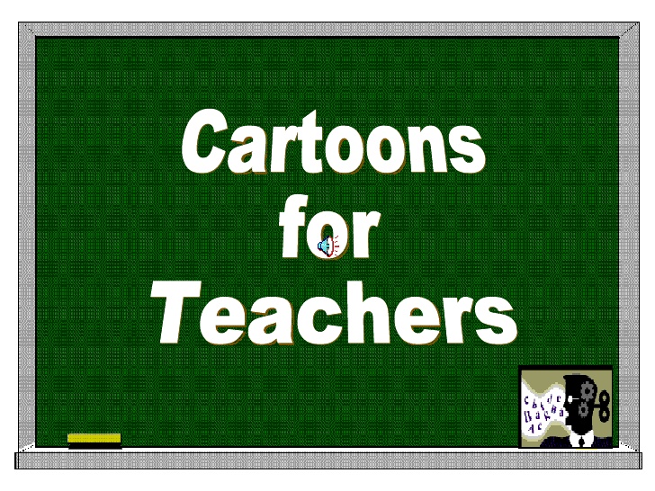 Cartoons For Teachers