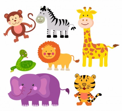 Safari Animals Free vector in Adobe Illustrator ai ( .AI ...