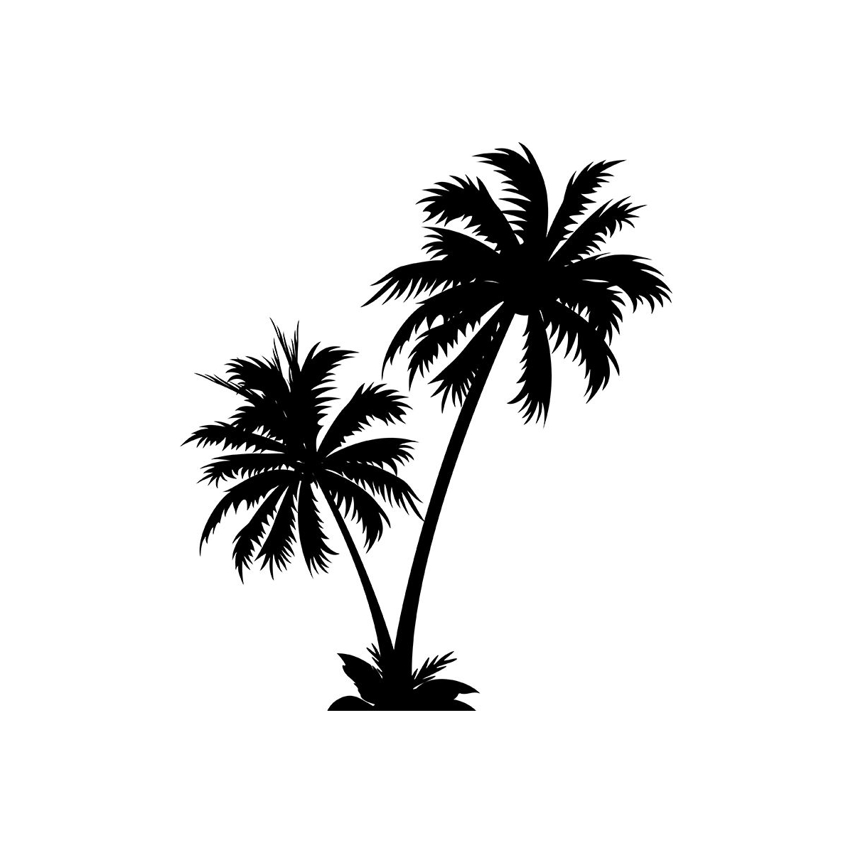 Clip Art Palm Tree Silhouette – Adr Alpujarra