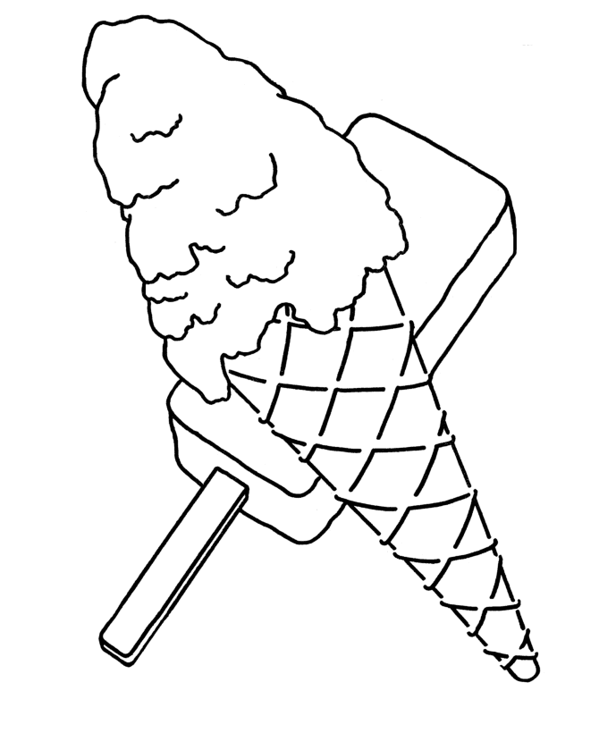 Ice Cream Cone Coloring Page Cliparts.co