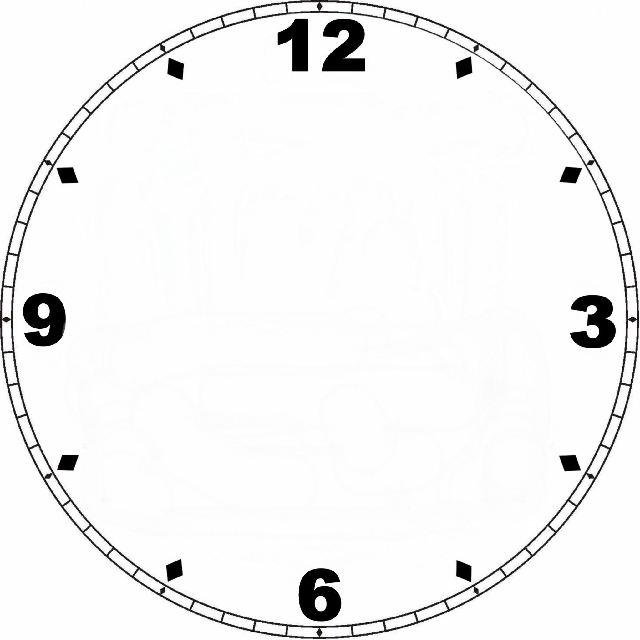 clock-face-hour-dial-with-numbers-dots-mark-vector-image