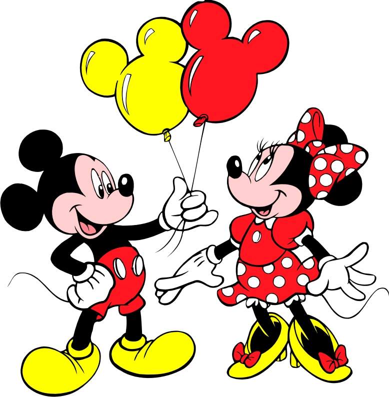 Disney Cartoon Mickey Mouse With Balloons Wallpapers Disney ...