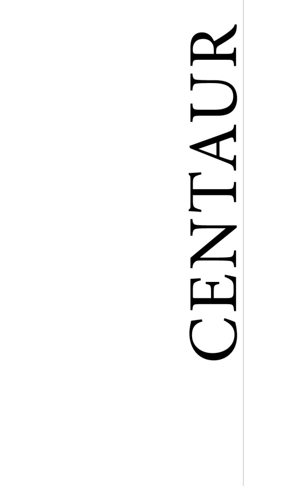 Centaur Typeface Book by David Brennan at Coroflot.com