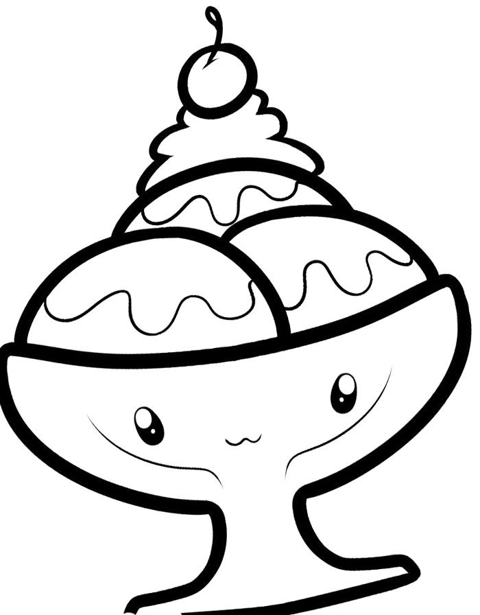 Related Pictures Ice Cream Sundae Coloring Pages Car Pictures