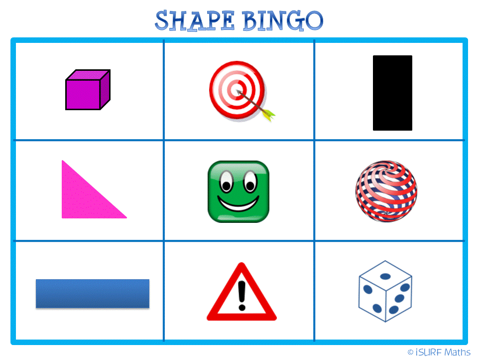 iSURF: Shape Bingo