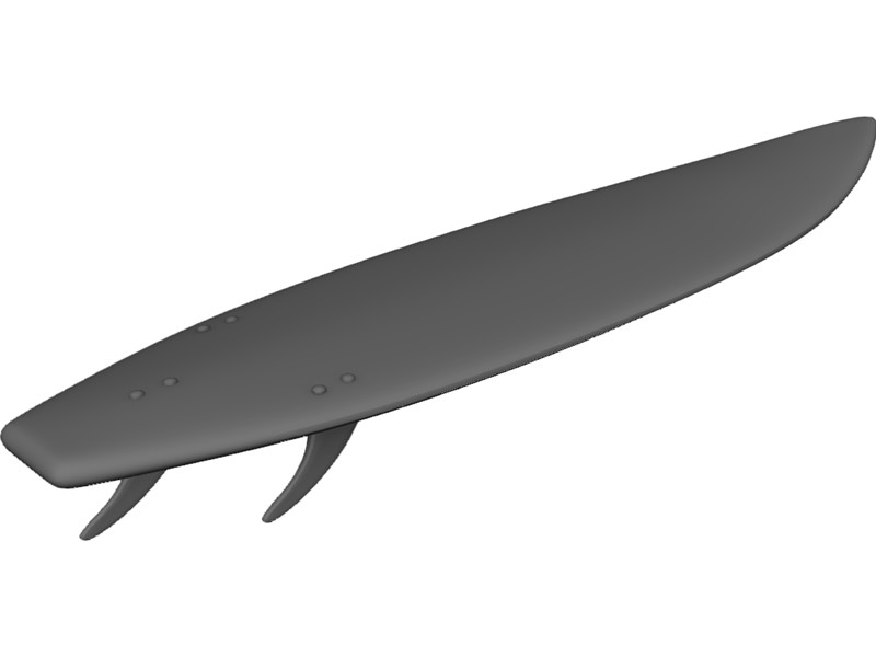 Surfboard 3D Model Download | 3D CAD Browser