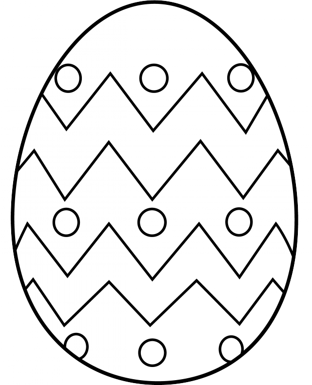 Clipart Black And WhiteEaster Egg Coloring Page Free Clip Art ...
