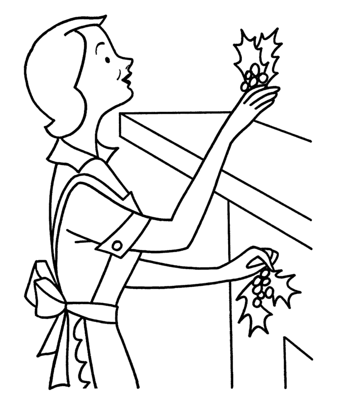 decorations christmas coloring pages - photo #20