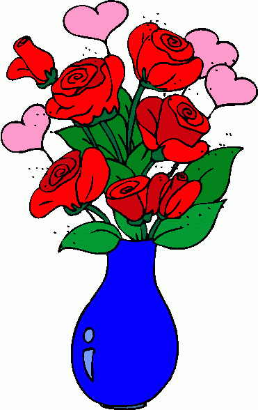 clipart hearts and roses - photo #12