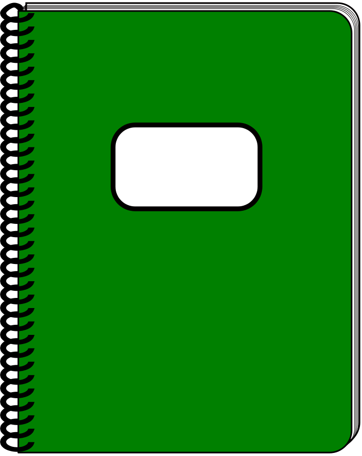 clipart of a notebook - photo #18