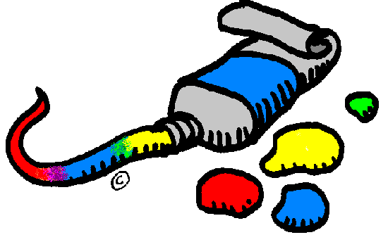 paint tube (in color) - Clip Art Gallery