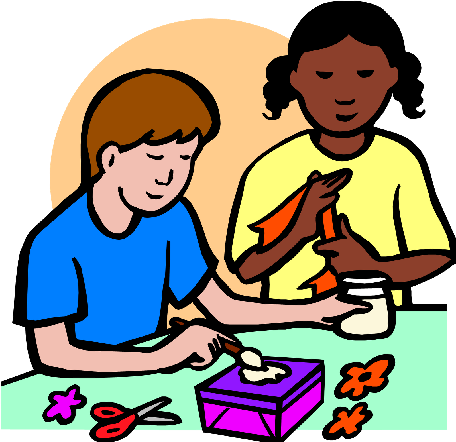 Children Arts and Craft 092412» Vector Clip Art