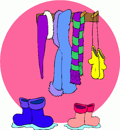 free clipart of winter clothing - photo #12
