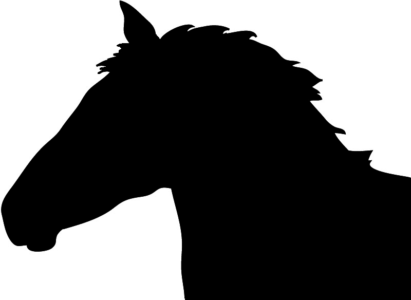 clip art horse silhouette free - photo #21