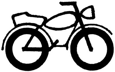 Motorcycle Clipart Black And White - ClipArt Best