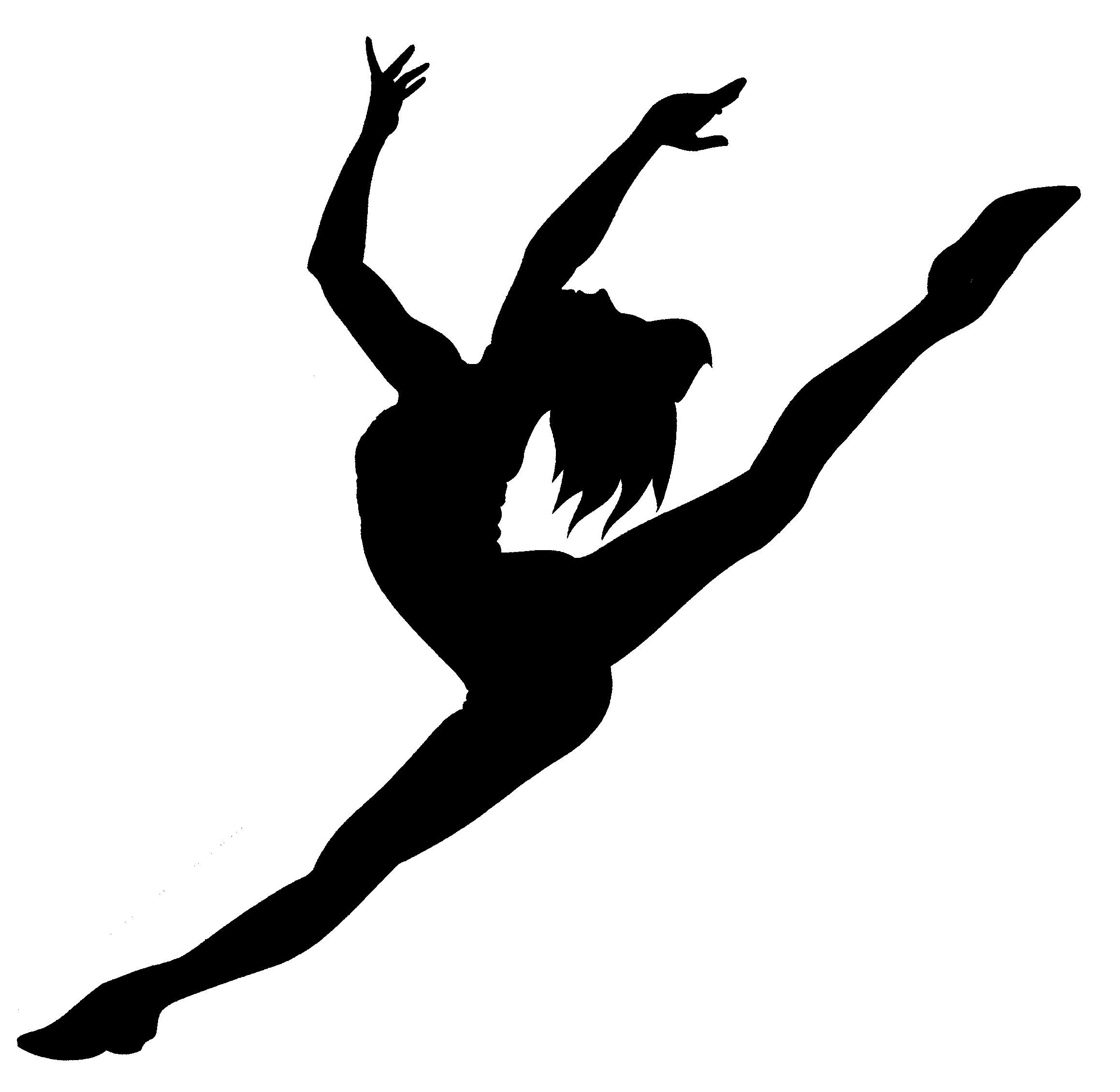 Dancer Jumping Silhouette | Clipart Panda - Free Clipart Images