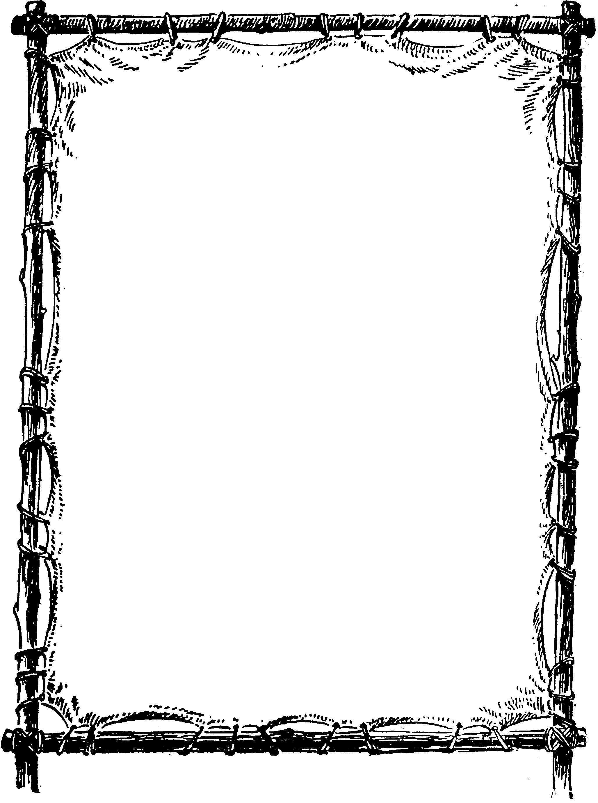 Free Page Borders Black And White