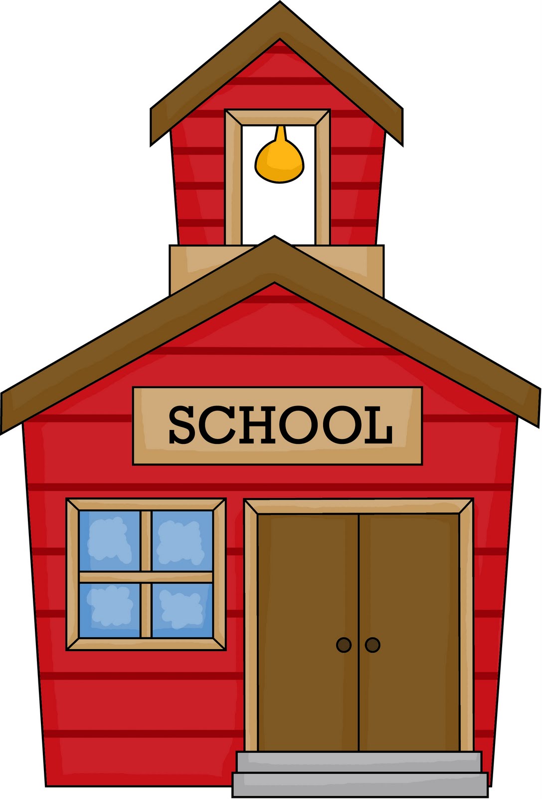 Schoolhouse Clip Art | School Clipart