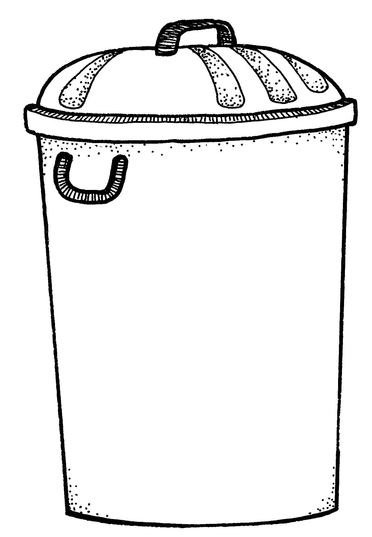 Clipart Of Trash Can - ClipArt Best