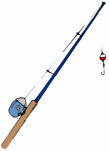 Fishing Pole clip art - vector clip art online, royalty free ...