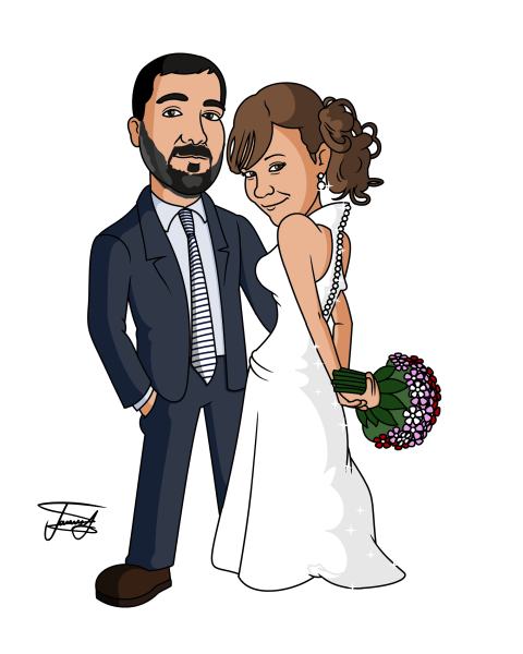 Bride And Groom Cartoon Images & Pictures - Becuo