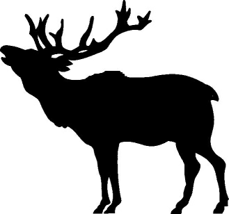 Elk Silhouette Clip Art Submited Images Pic Fly Tattoo