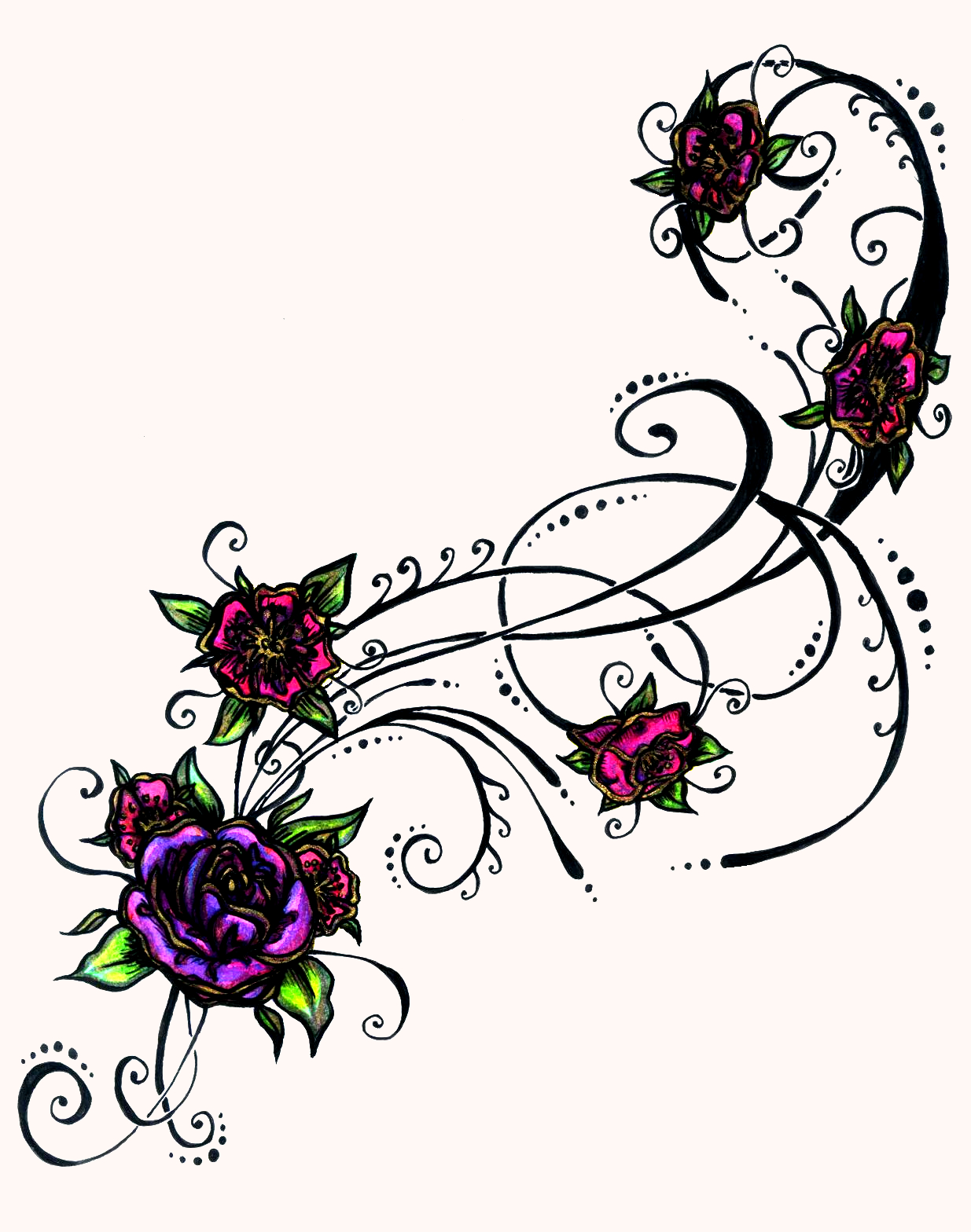 Tribal Flower Tattoo Designs Cliparts.co
